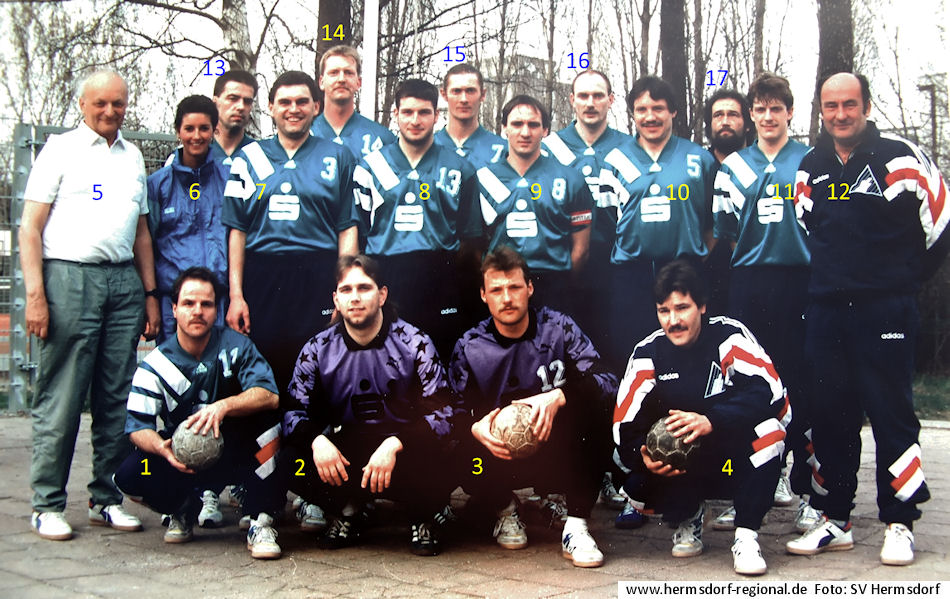 1. Handballmannschaft 1992 - 1993